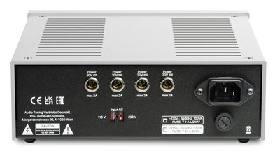 Connections on the new Pro-Ject Power Box RS2 Sources