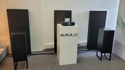 The Auralic presentation with an Altair and ATC speakers