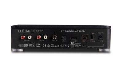 Mission LX Connect DAC black connections