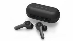 WPods with recharge case (Image: Wharfedale)