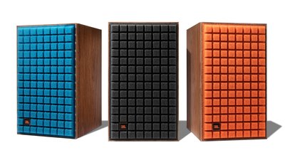 The new JBL L52 Classic with Grille in the three different colors 
