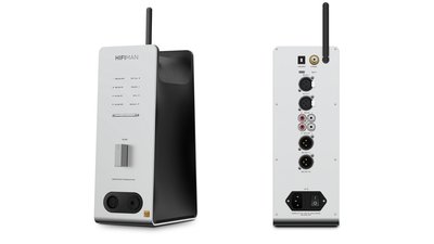 The new headphone amp with DAC HiFiMan EF600 from the front and back