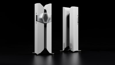The new Monitor Audio speakers Hyphn in white 