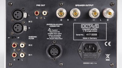 Octave V 16 connection panel
