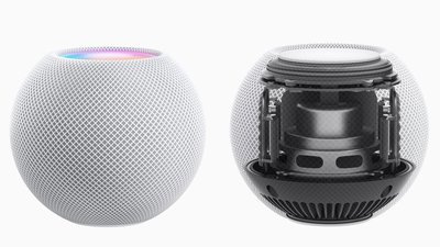 The HomePod mini is equipped with a broadband chassis and two passive drivers 