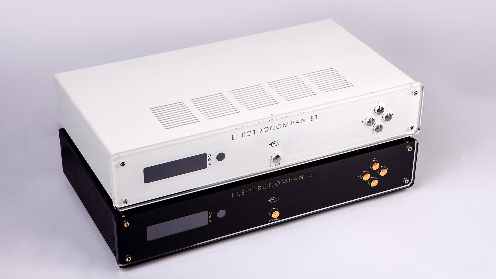 Electrocompaniet ECI-80D in black and white (Image Credit: Electrocompaniet) 