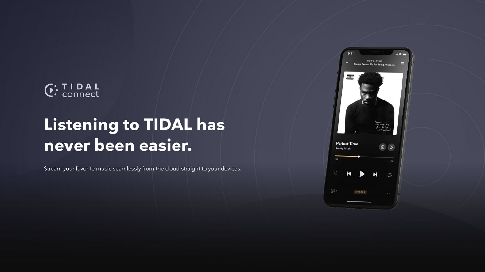 (Screenshot from https://tidal.com/connect)