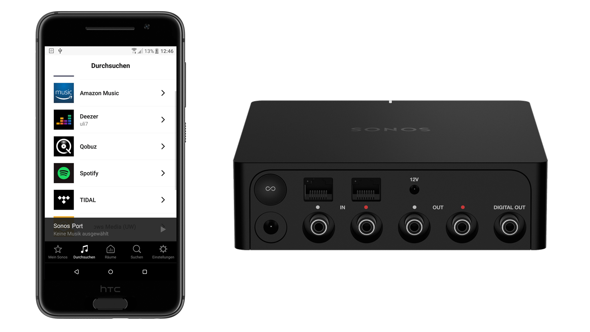 Sonos-App, Sonos Port (Image: Sonos)