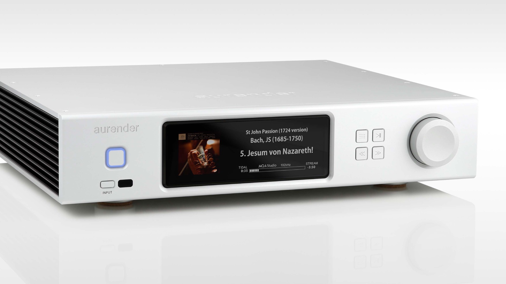 The Aurender A15 is a full-on streamer and server with built-in DAC and analog outputs. (Image Credit: Aurender)