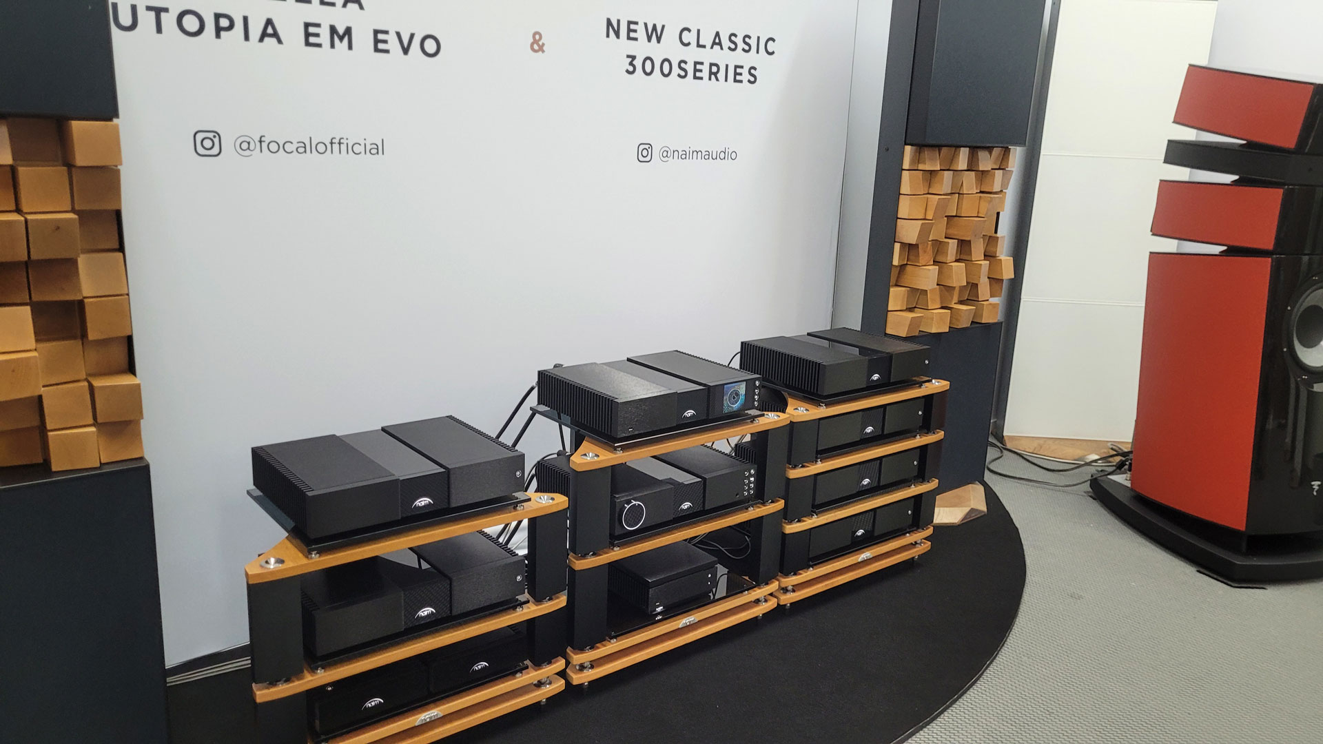 Naim's new Classic 300 on big Focal speakers