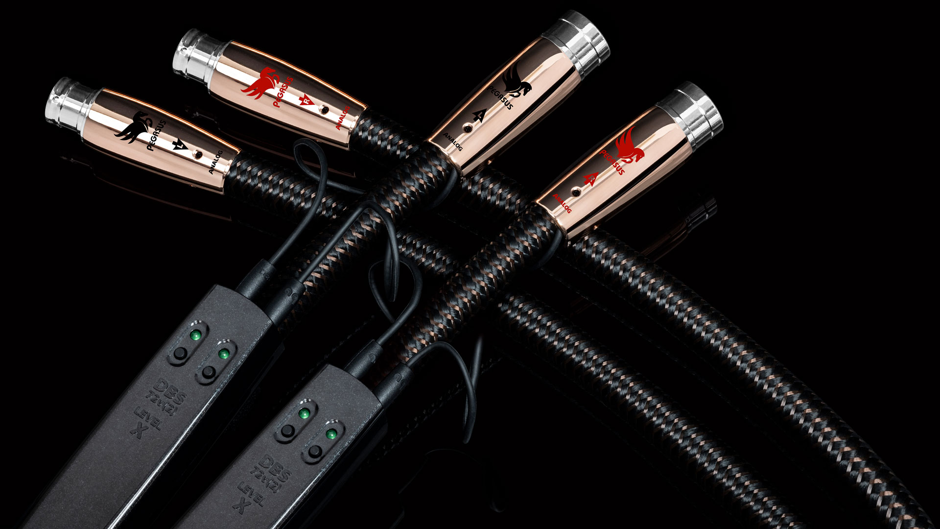 The new Pegasus cables from Audioquest in their XLR version (Image Credit: Audioquest)