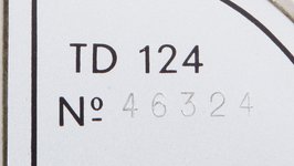 Thorens TD 124 Serial Number